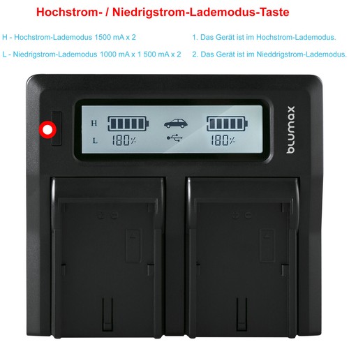 Dualladegerät für panasonic - dualladegerät,